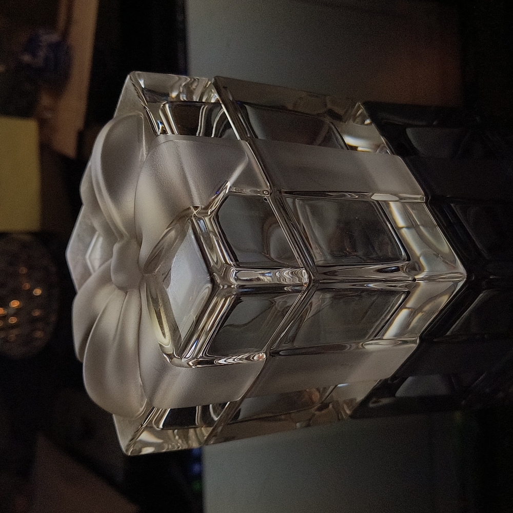 Tiffany Lead Crystal Bow Box